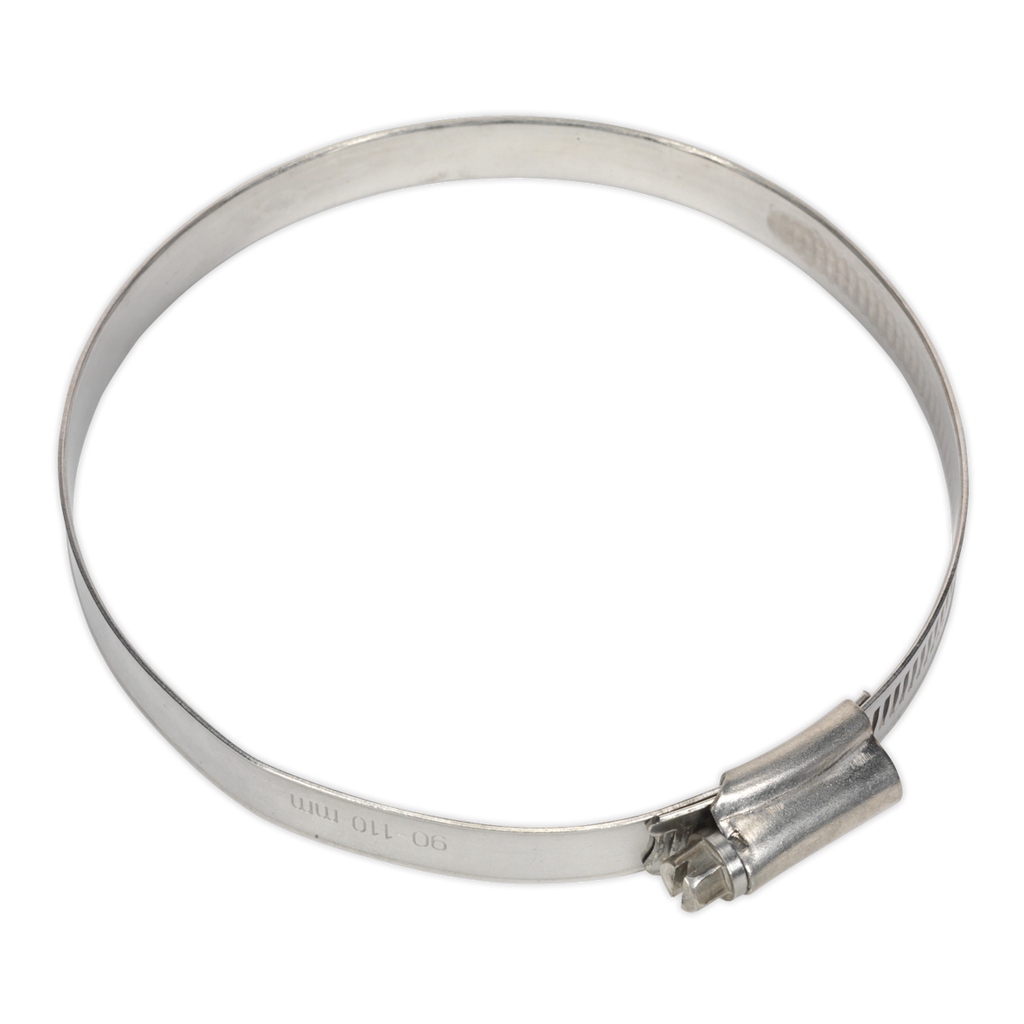 Stainless Steel Hose Clip 90-110mm - Pack of 5