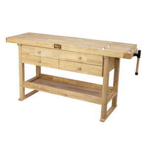 SIP 01460 Woodworking Carpentry Workshop Hard Wood Work Bench with 4 Drawers 1640mm
