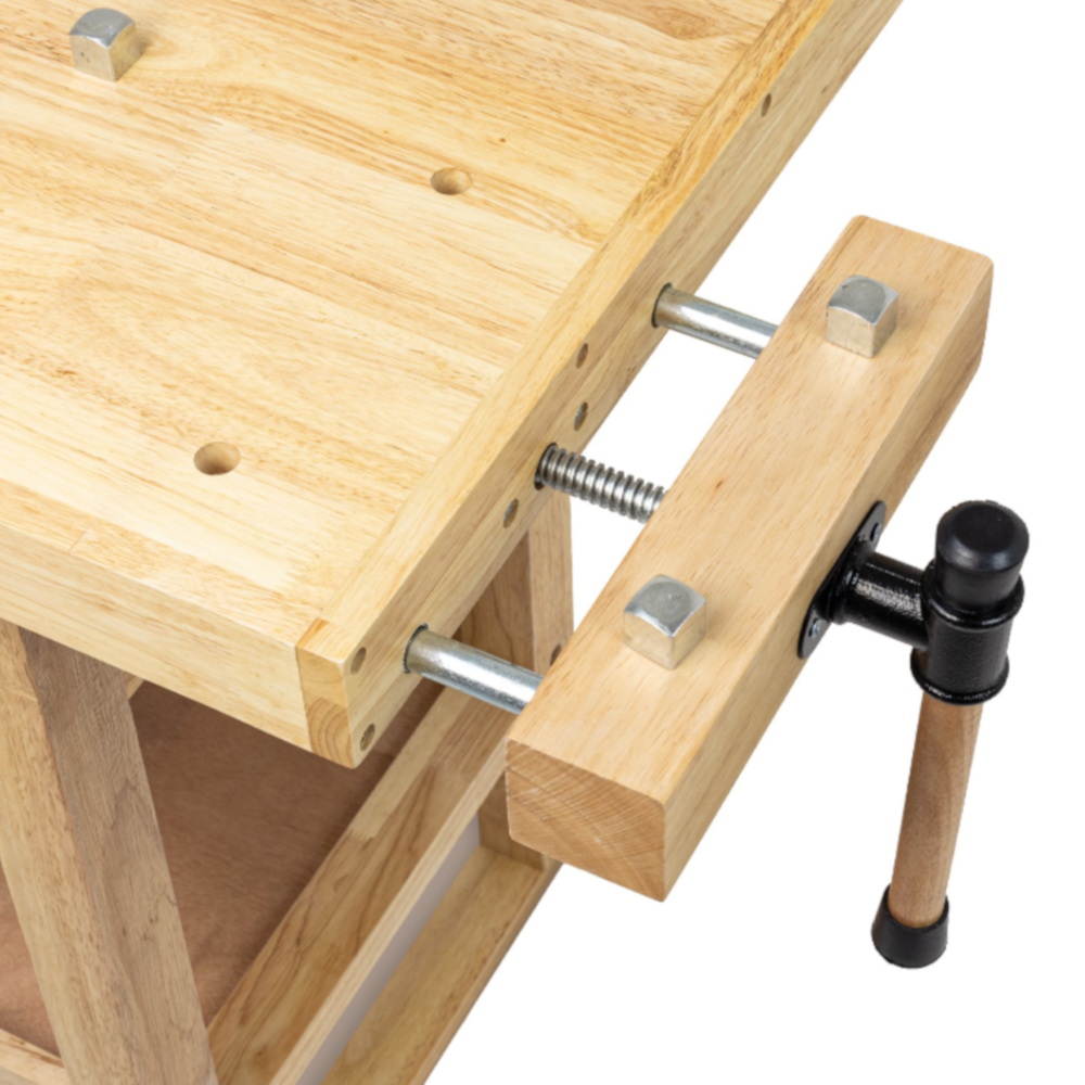 SIP 01460 Woodworking Carpentry Workshop Hard Wood Work Bench with 4 Drawers 1640mm