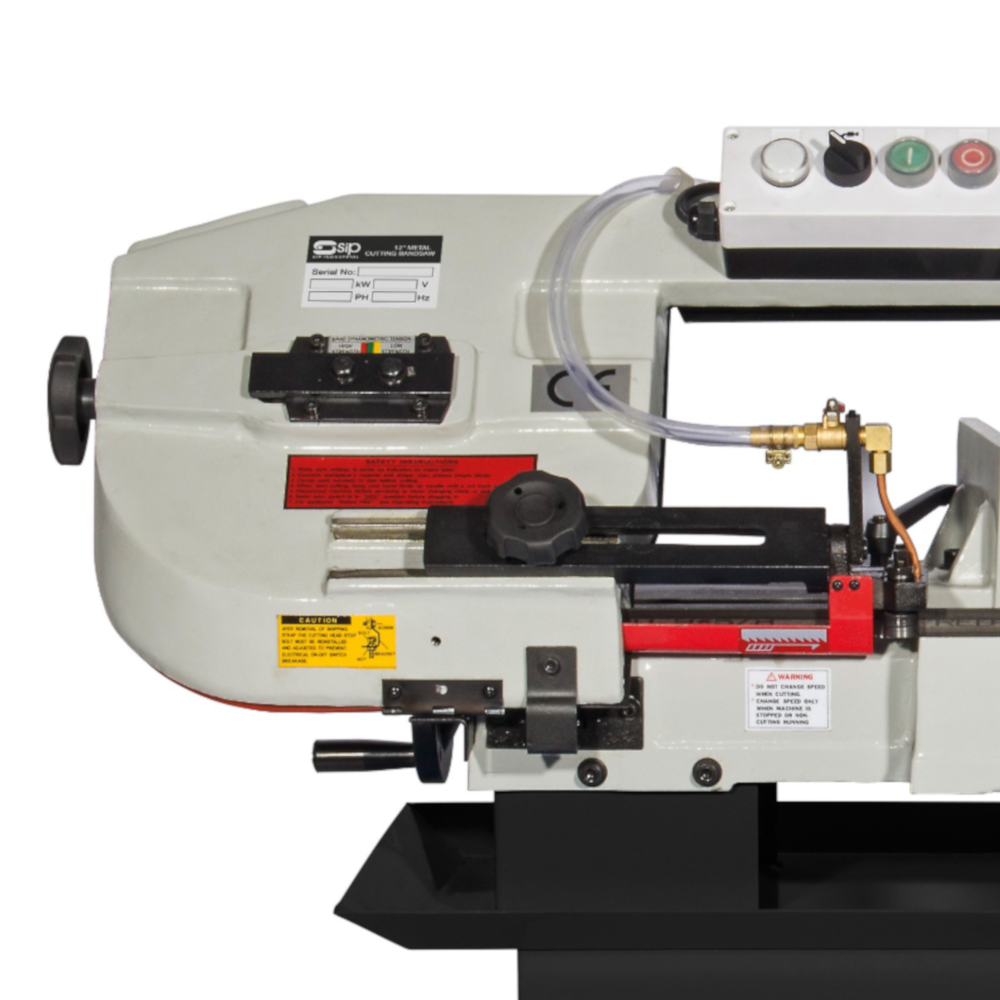SIP 01595 Horizontal Metal Cutting Band Saw with Hydraulic Arm 300mm 750W 400V