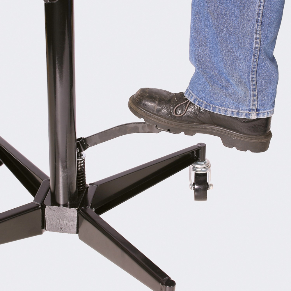 SIP 03871 Vertical Transmission Jack Gearbox Support Lift, 500kg Capacity, Black