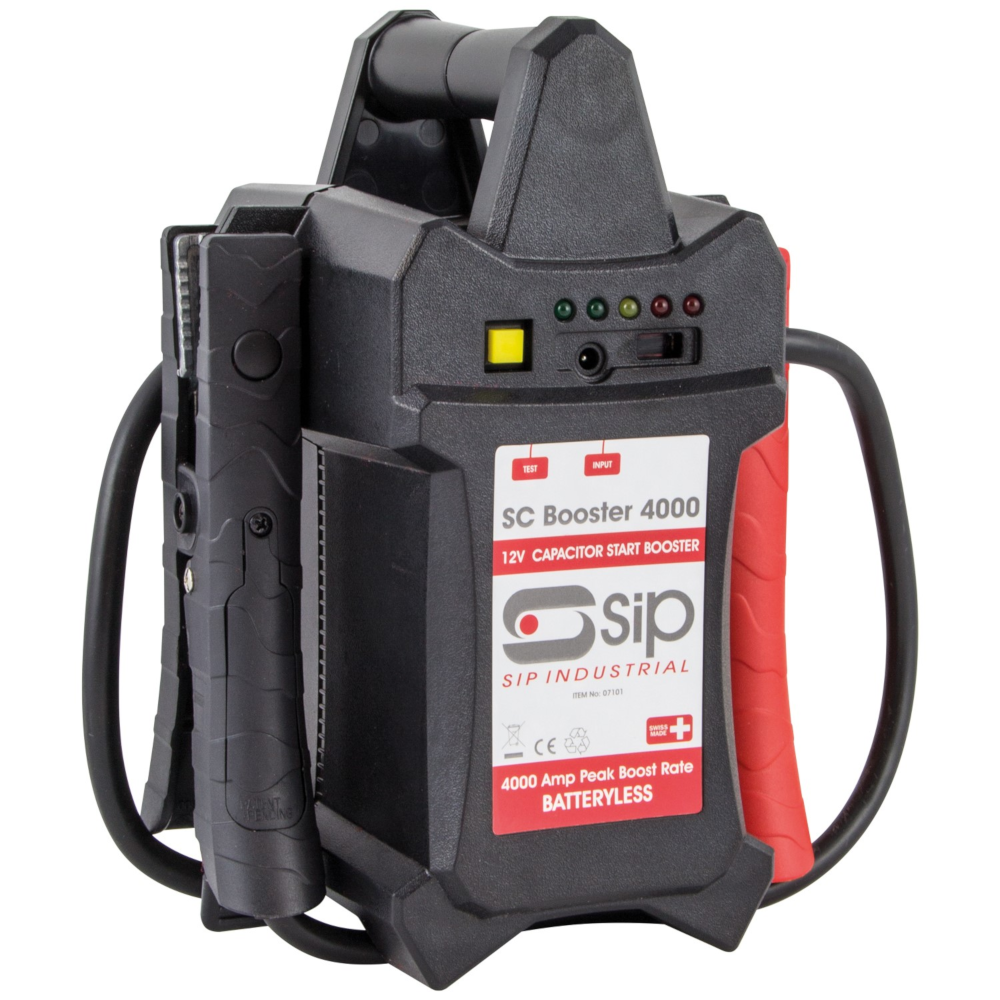SIP 07101 Emergency Vehicle Battery Jump Starter Charger 4000 Peak Amps 12V