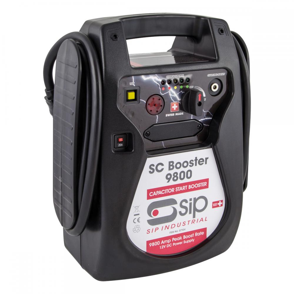 SIP 07104 Emergency Vehicle Battery Jump Starter Charger 9800 Peak Amps 12V