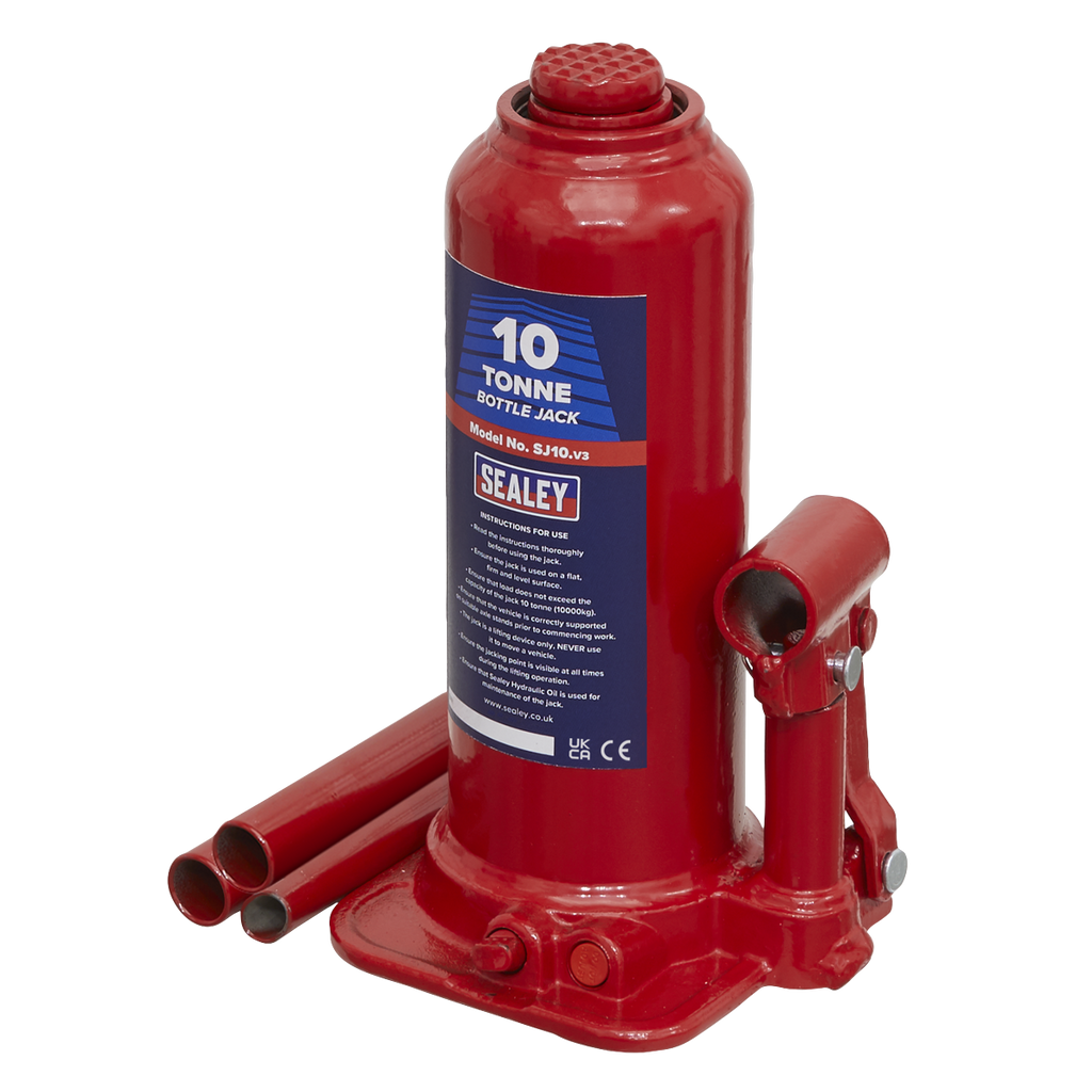 Hydraulic Bottle Jack, 10 Tonne (SJ10)