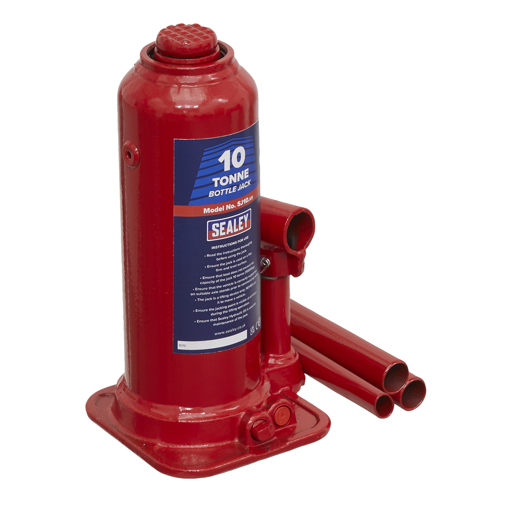 Hydraulic Bottle Jack, 10 Tonne (SJ10)