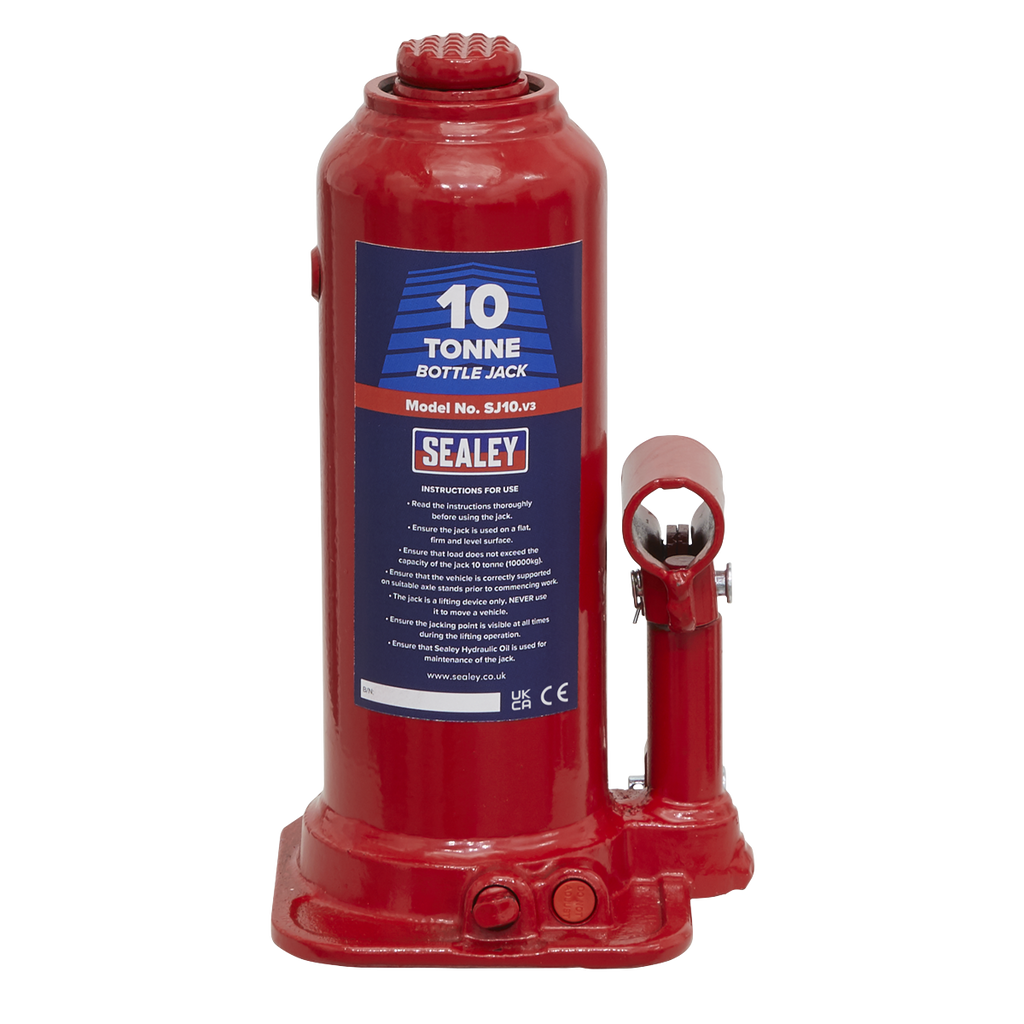 Hydraulic Bottle Jack, 10 Tonne (SJ10)