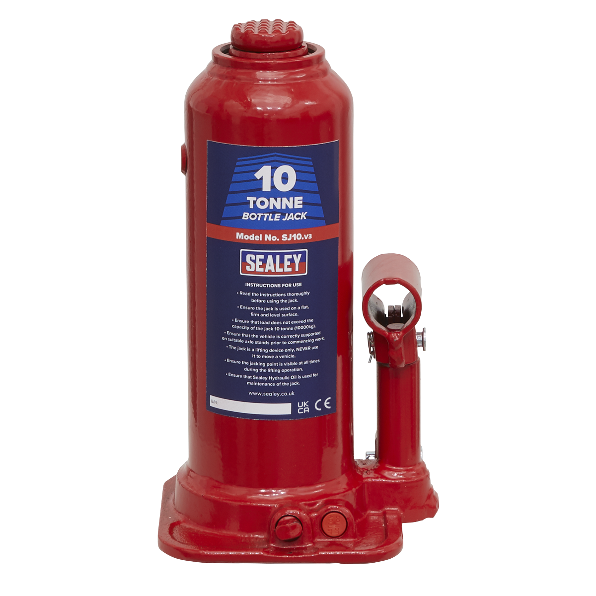 Hydraulic Bottle Jack, 10 Tonne (SJ10)