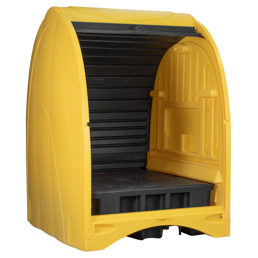 4 Drum Barrel Bund with Hardcover 485L Capacity