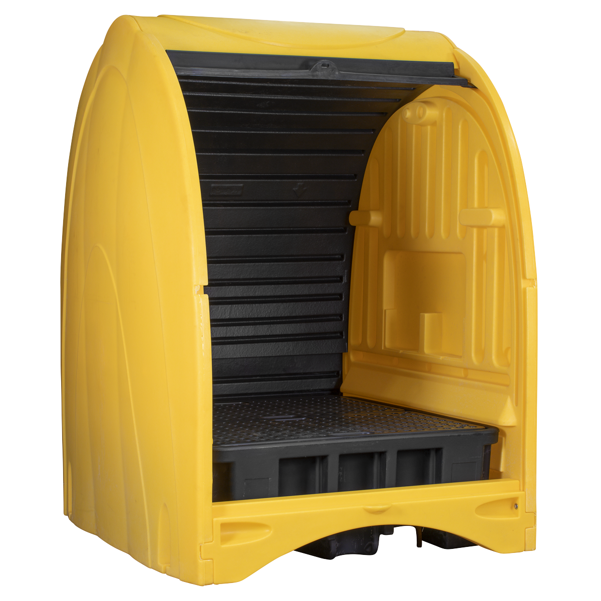 4 Drum Barrel Bund with Hardcover 485L Capacity