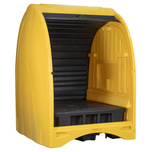 4 Drum Barrel Bund with Hardcover 485L Capacity