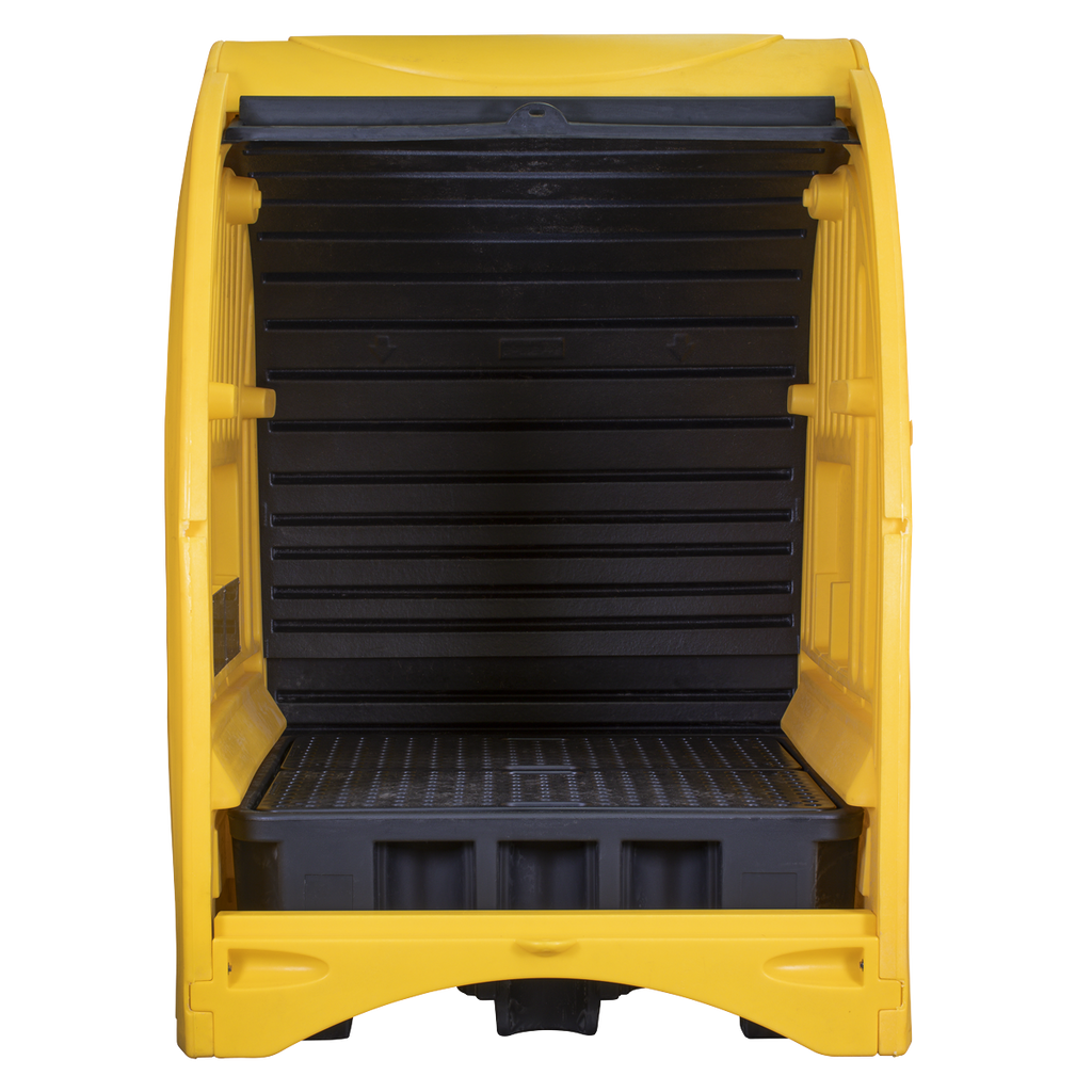 4 Drum Barrel Bund with Hardcover 485L Capacity