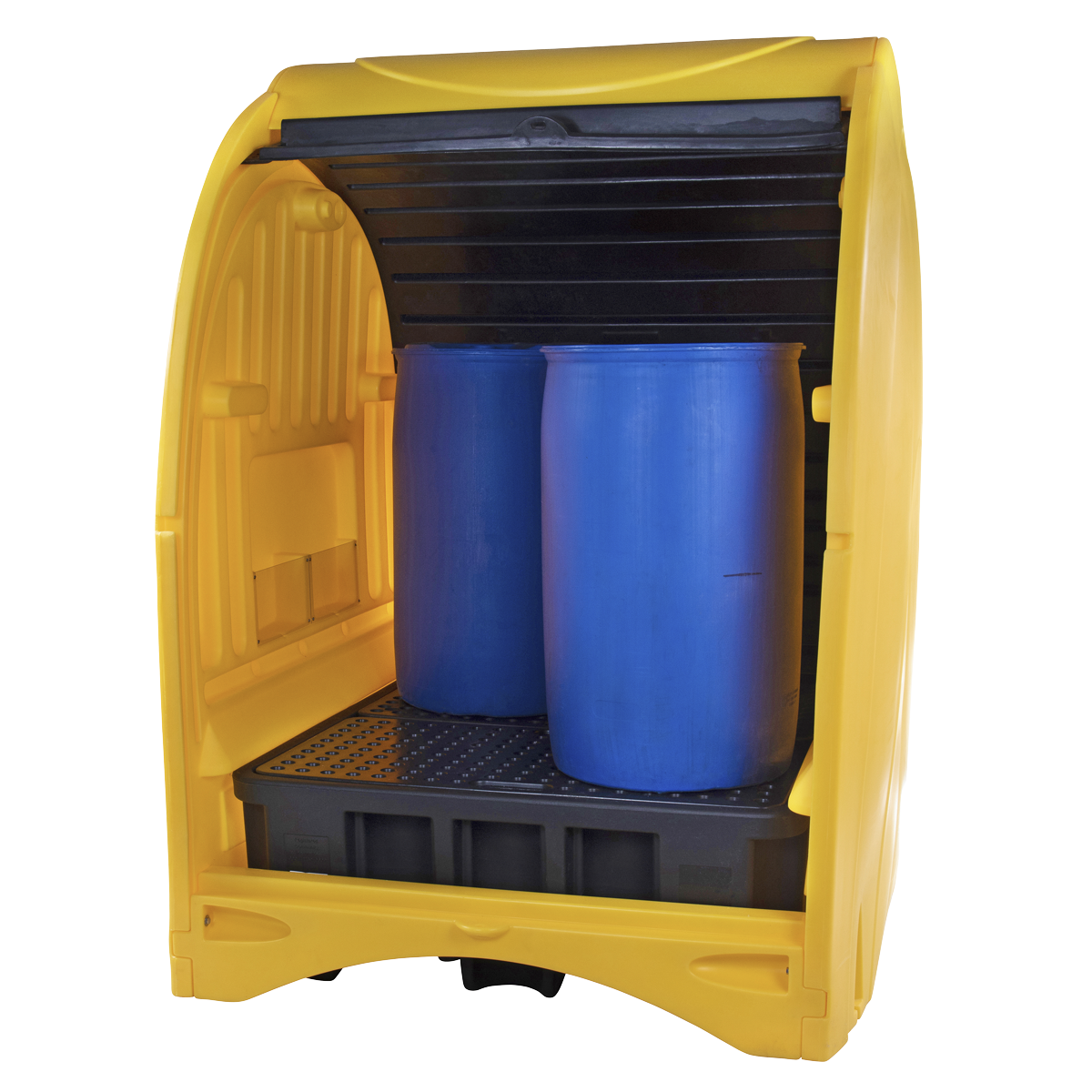 4 Drum Barrel Bund with Hardcover 485L Capacity