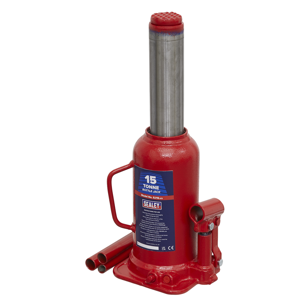 Hydraulic Bottle Jack, 15 Tonne (SJ15)