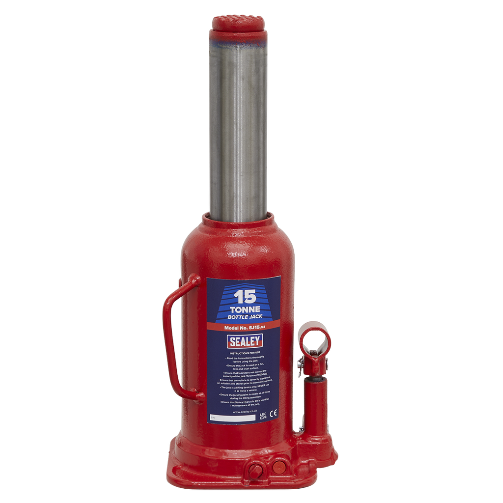 Hydraulic Bottle Jack, 15 Tonne (SJ15)