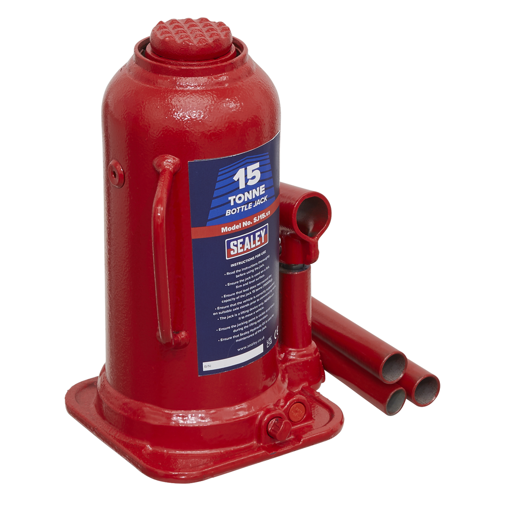 Hydraulic Bottle Jack, 15 Tonne (SJ15)