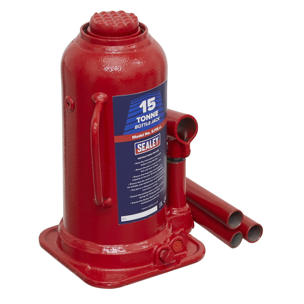 Hydraulic Bottle Jack, 15 Tonne (SJ15)