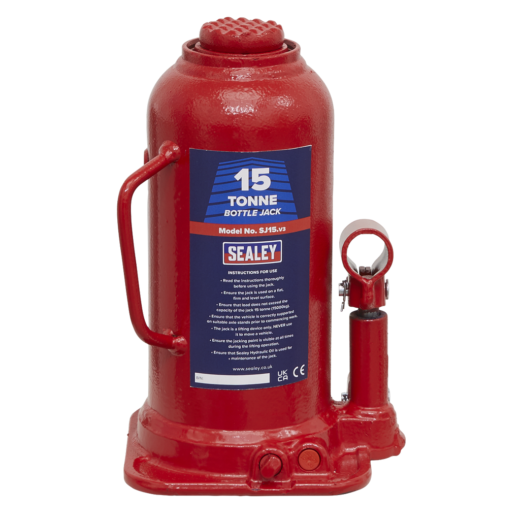 Hydraulic Bottle Jack, 15 Tonne (SJ15)