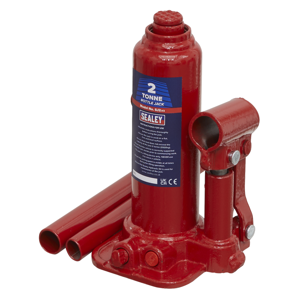 Hydraulic Bottle Jack, 2 Tonne (SJ2)