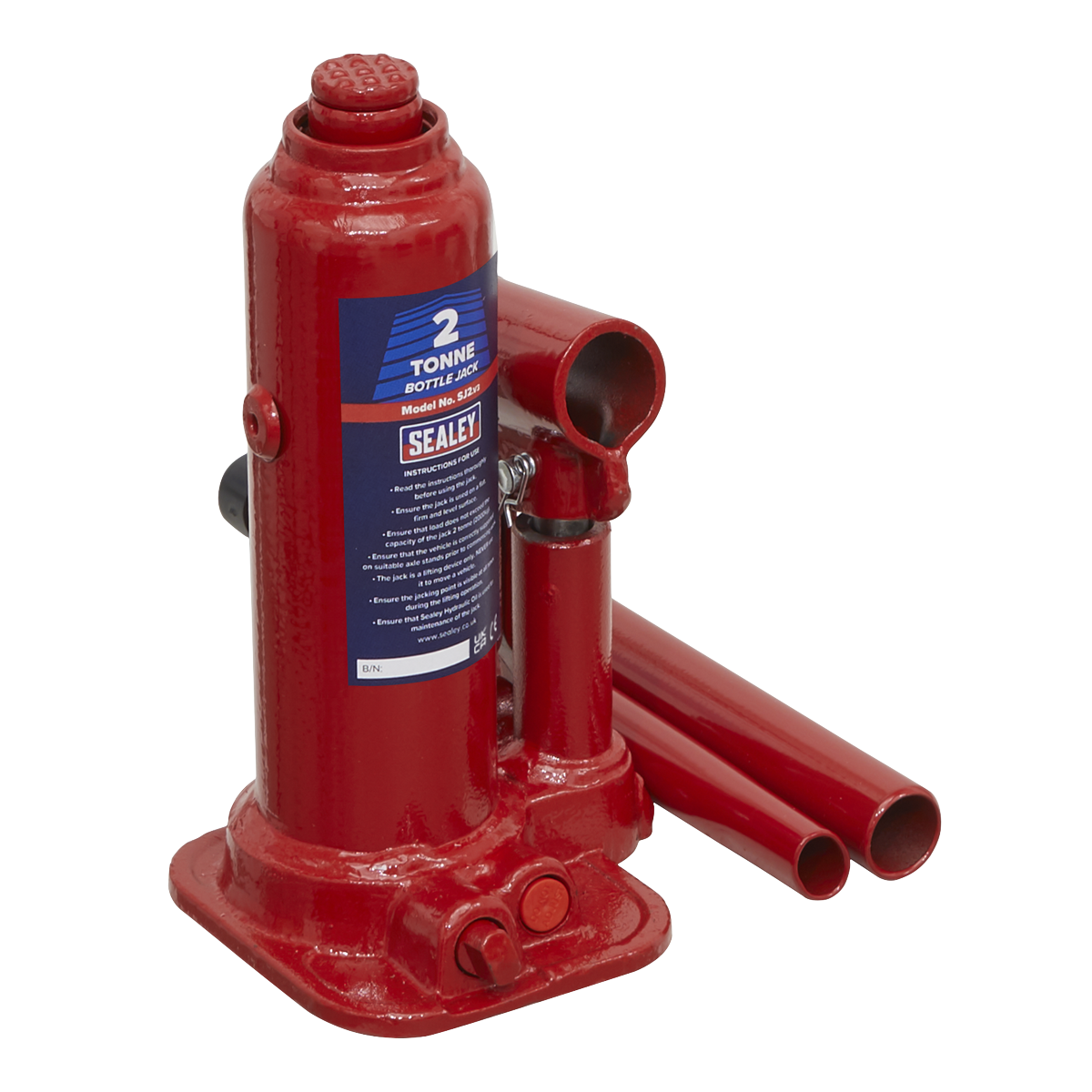 Hydraulic Bottle Jack, 2 Tonne (SJ2)
