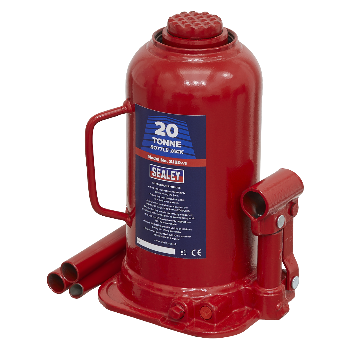 Hydraulic Bottle Jack, 20 Tonne (SJ20)