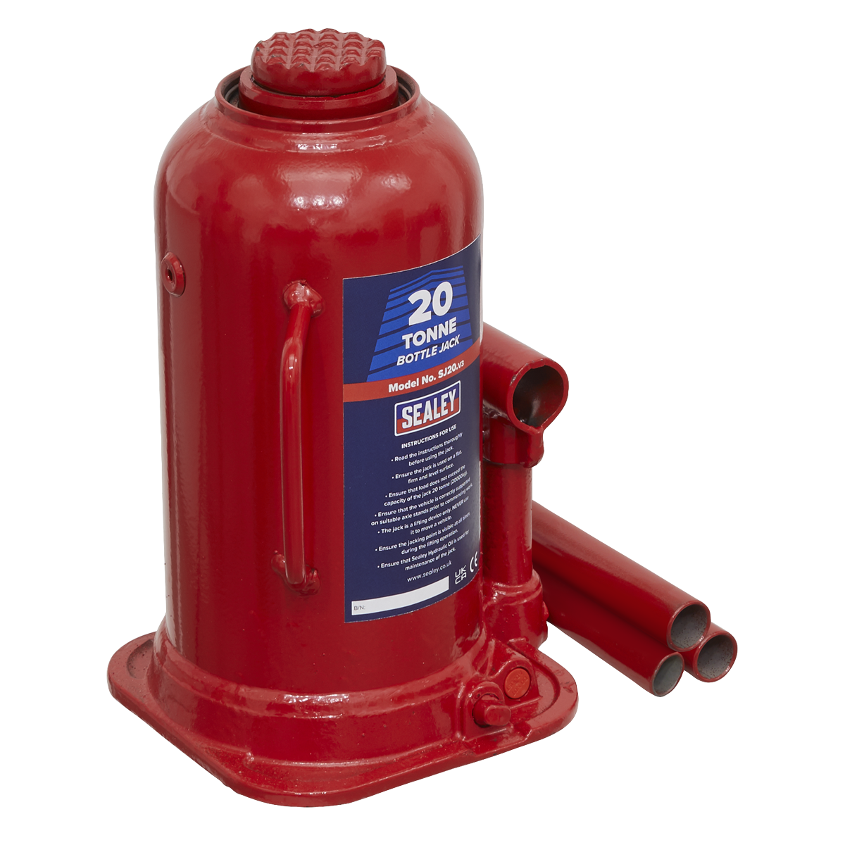 Hydraulic Bottle Jack, 20 Tonne (SJ20)