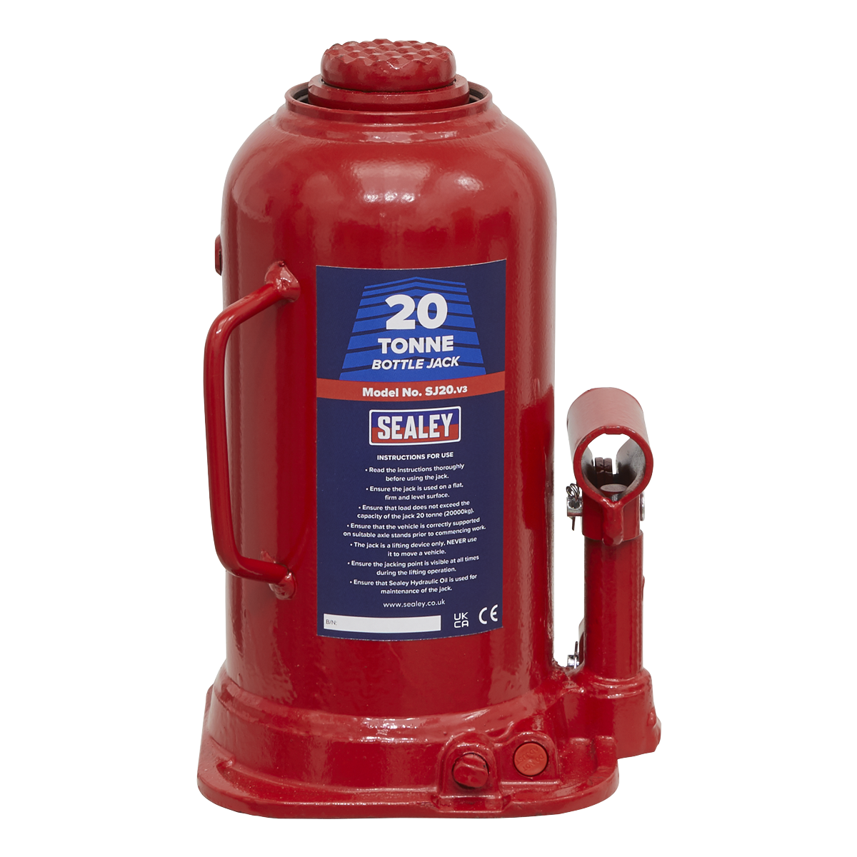 Hydraulic Bottle Jack, 20 Tonne (SJ20)