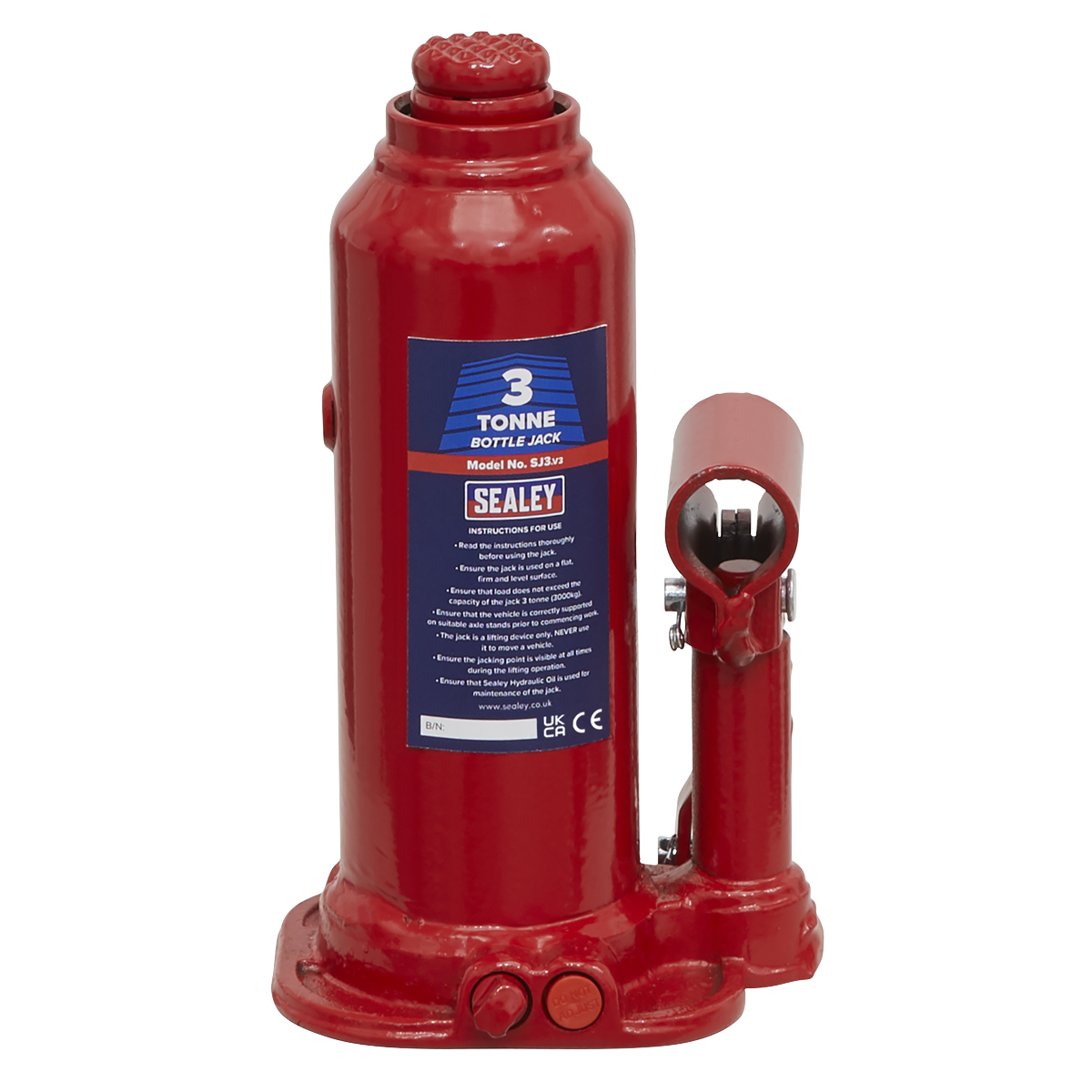 Hydraulic Bottle Jack, 3 Tonne (SJ3)