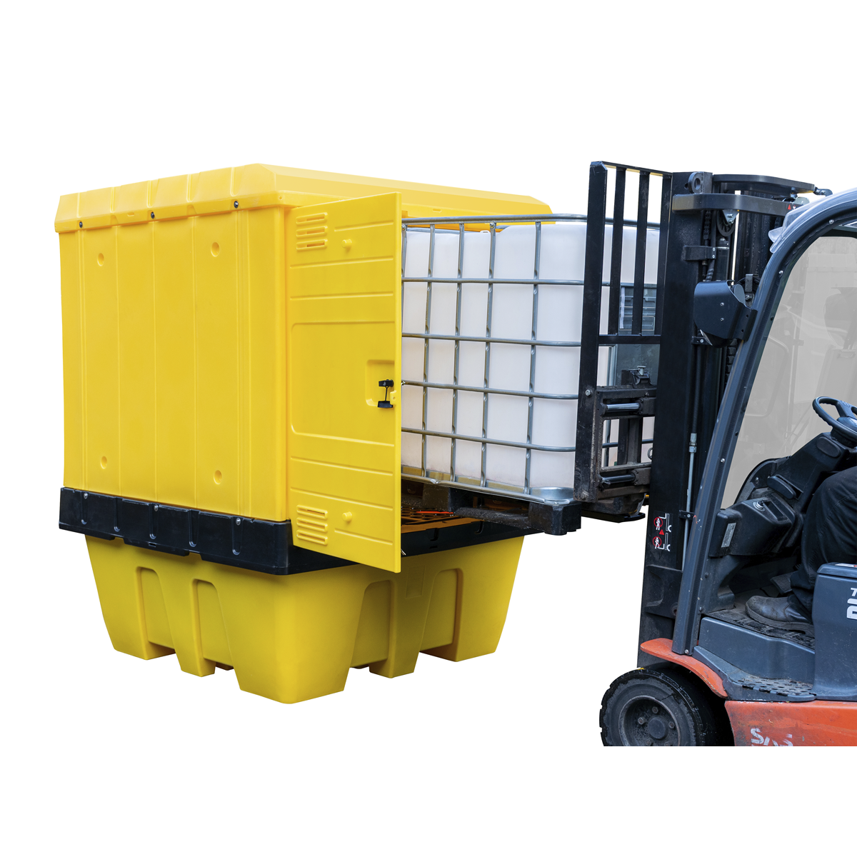 IBC Barrel Bund with Weathertight Hardcover