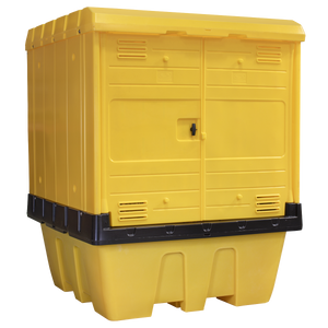 IBC Barrel Bund with Weathertight Hardcover