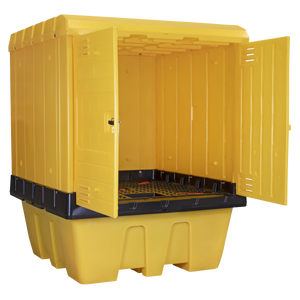 IBC Barrel Bund with Weathertight Hardcover