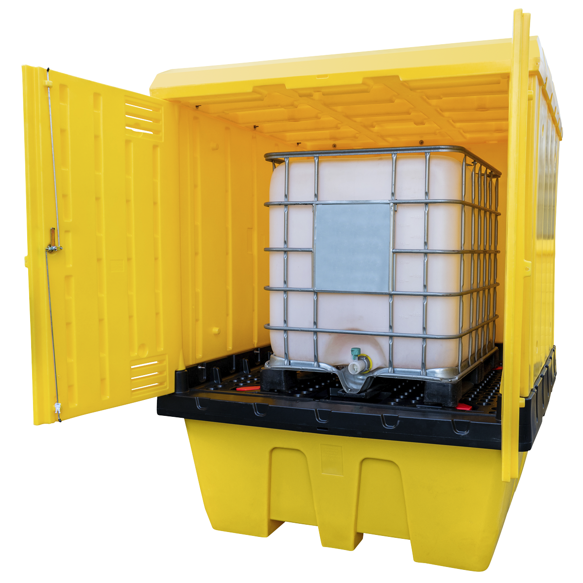 IBC Barrel Bund with Weathertight Hardcover
