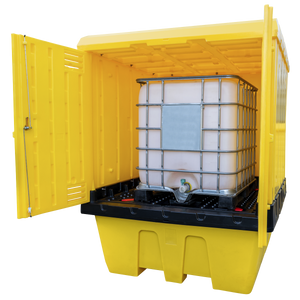 IBC Barrel Bund with Weathertight Hardcover