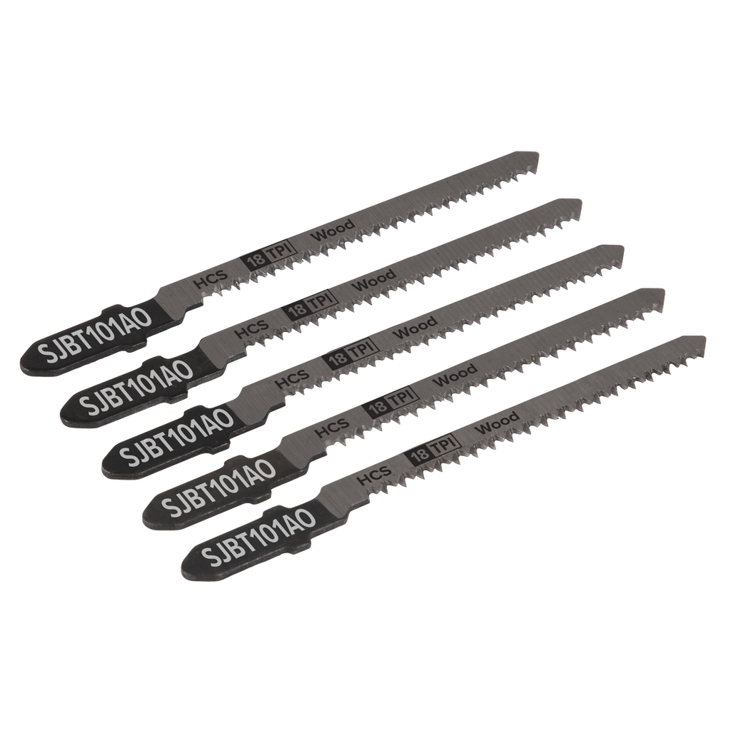 Jigsaw Blade for Hard Wood 83mm 18tpi - Pack of 5