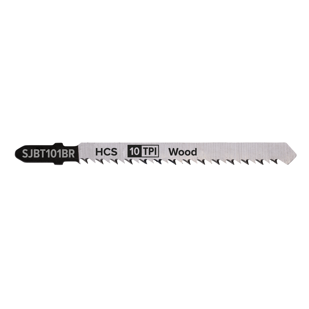 Jigsaw Blade for Hard Wood Downward Cut 100mm 10tpi - Pack o