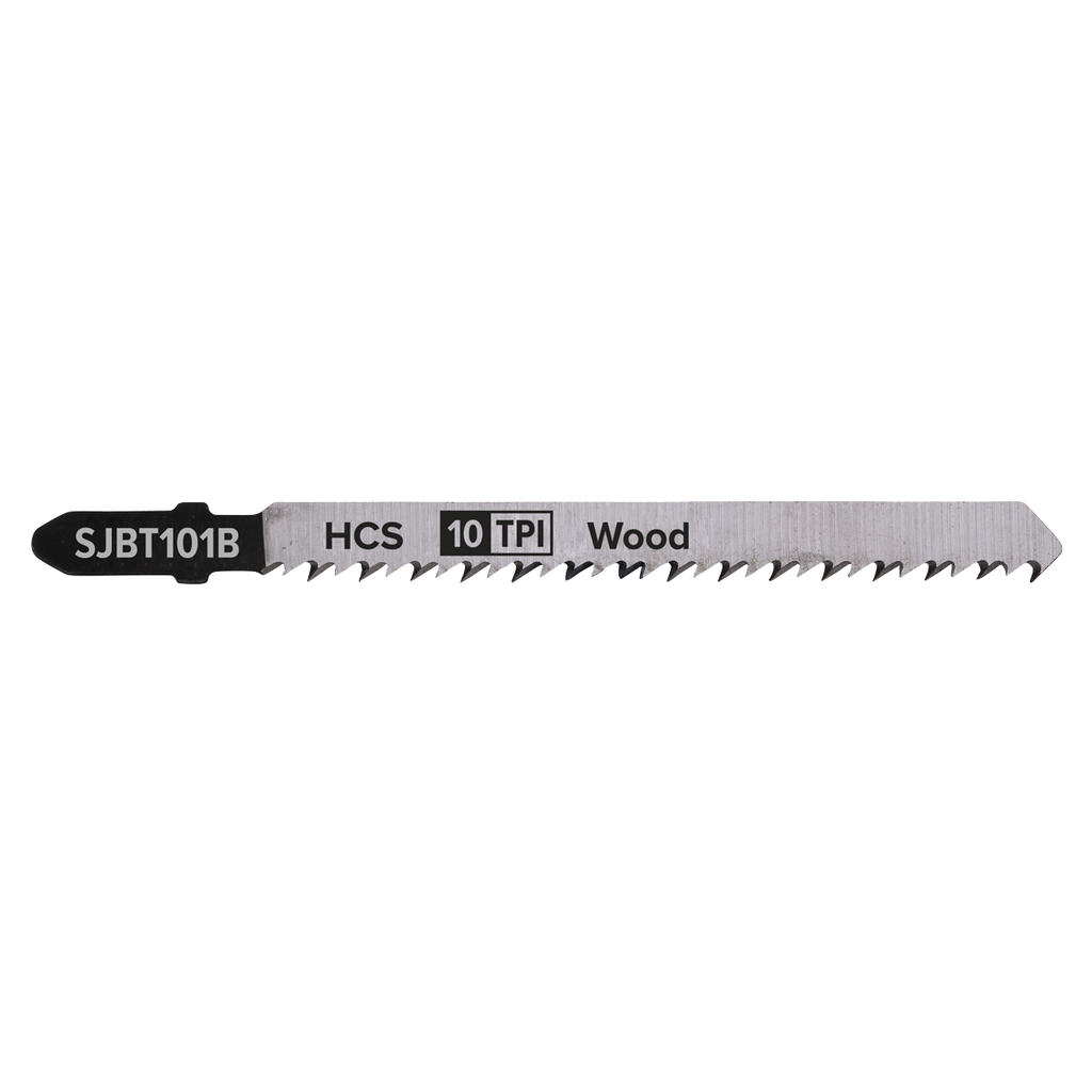 Jigsaw Blade for Hard Wood 100mm 10tpi - Pack of 5