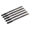 Jigsaw Blade for Hard Wood 100mm 6tpi - Pack of 5
