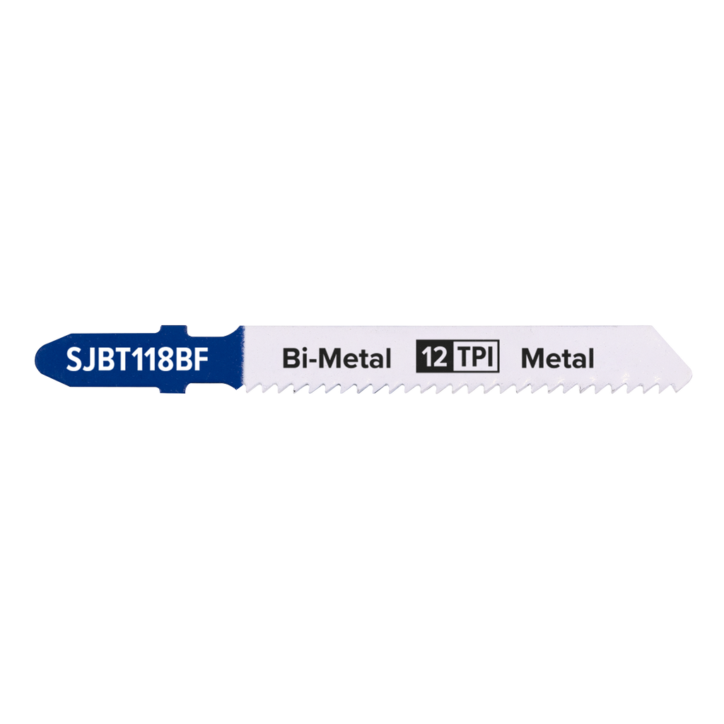 Jigsaw Blade for Metal 75mm 12tpi - Pack of 5