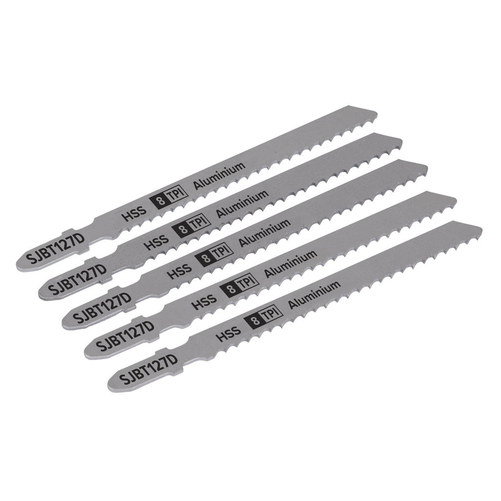 Jigsaw Blade for Aluminium 100mm 8tpi - Pack of 5