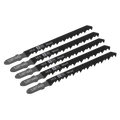 Jigsaw Blade for General Wood 100mm 6tpi - Pack of 5