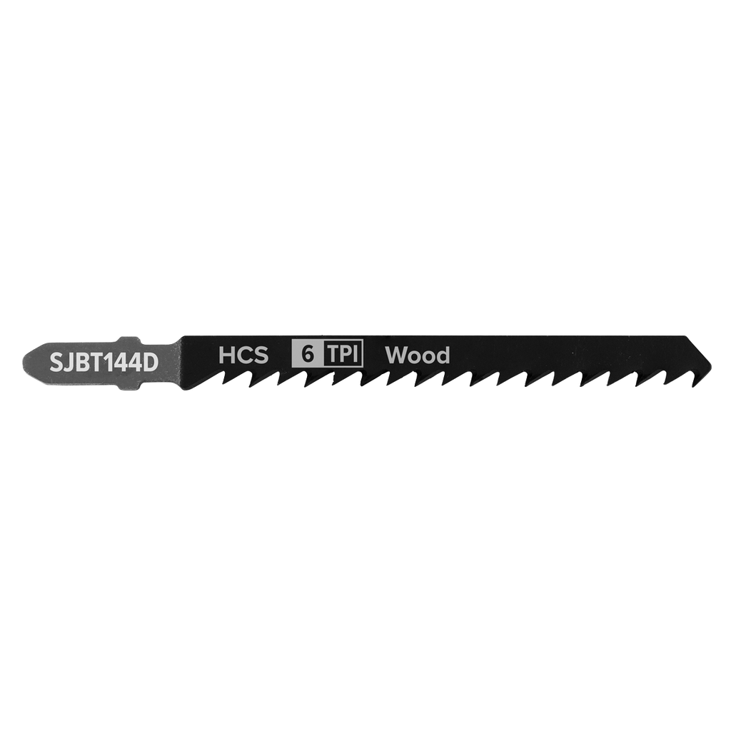 Jigsaw Blade for General Wood 100mm 6tpi - Pack of 5