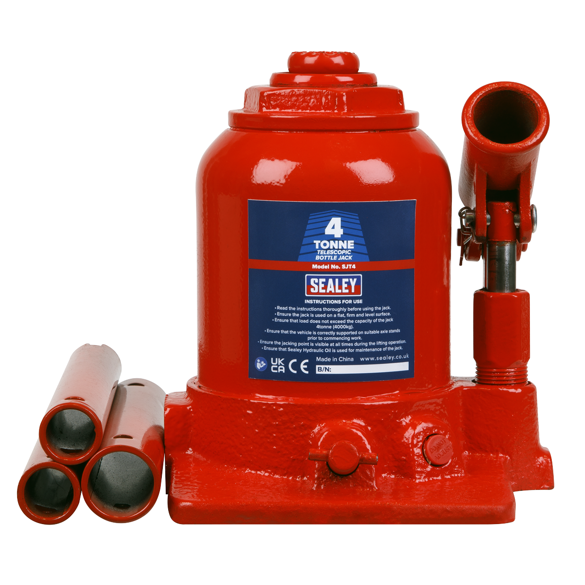 Telescopic Bottle Jack, 4 Tonne (SJT4)