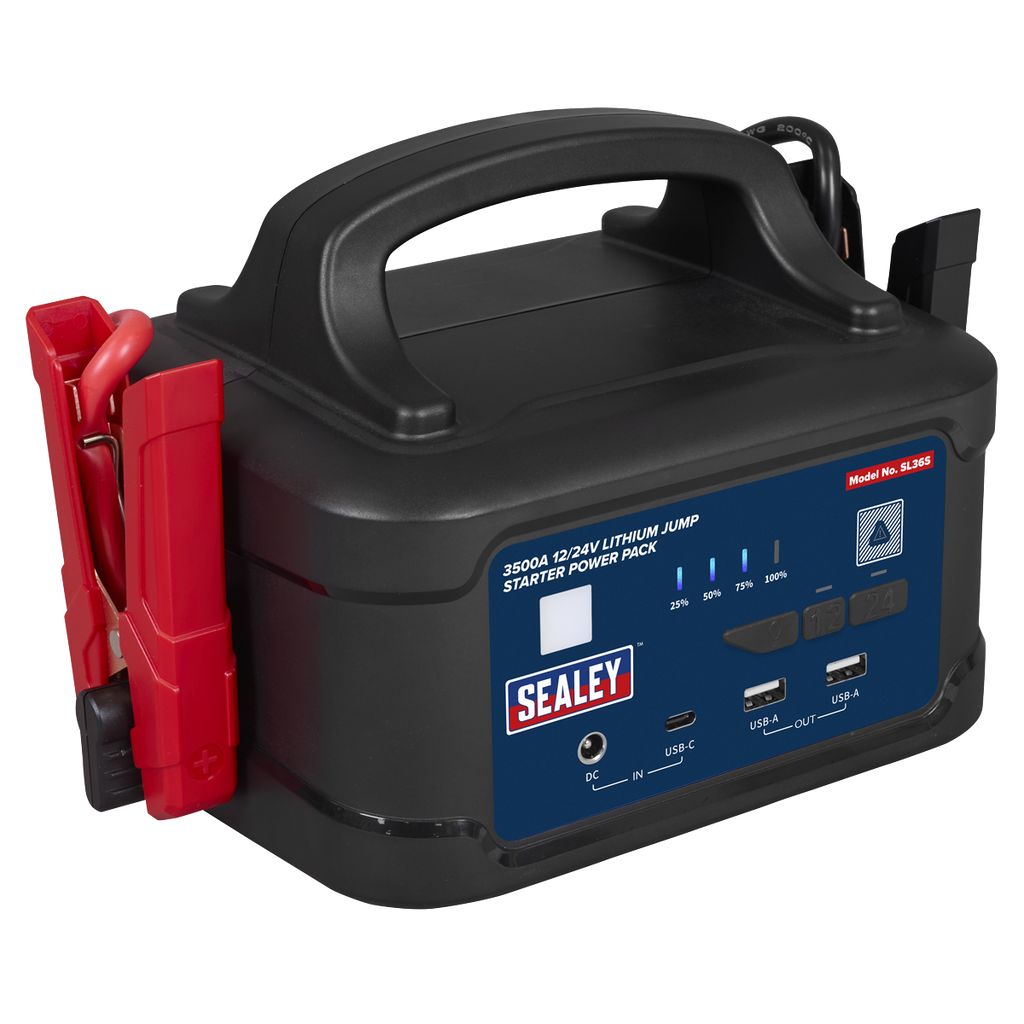 3500A 12/24V Lithium Jump Starter Power Pack