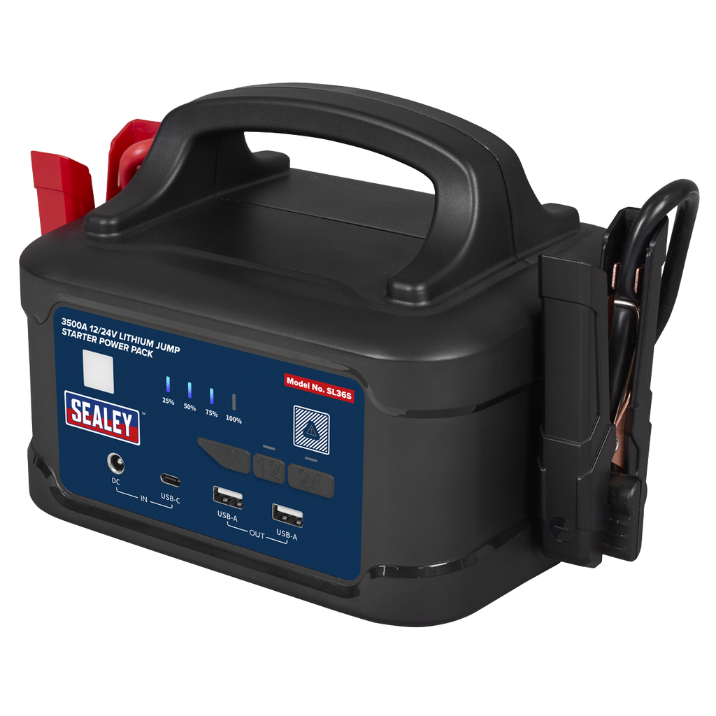 3500A 12/24V Lithium Jump Starter Power Pack