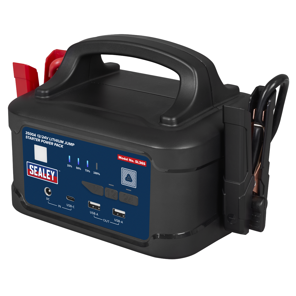3500A 12/24V Lithium Jump Starter Power Pack