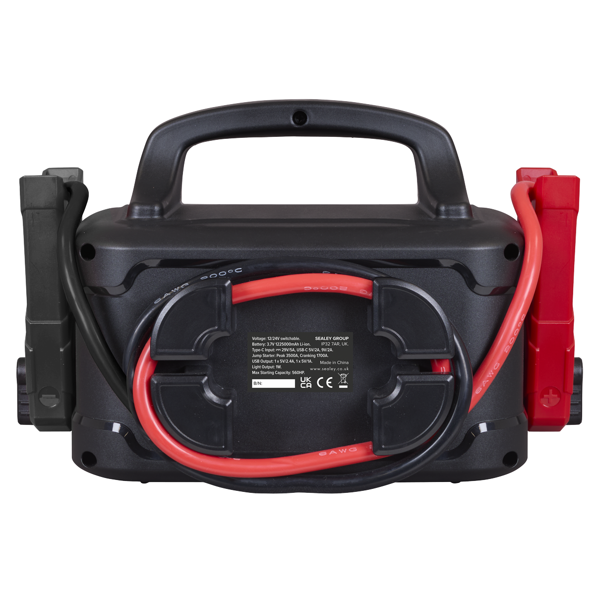 3500A 12/24V Lithium Jump Starter Power Pack