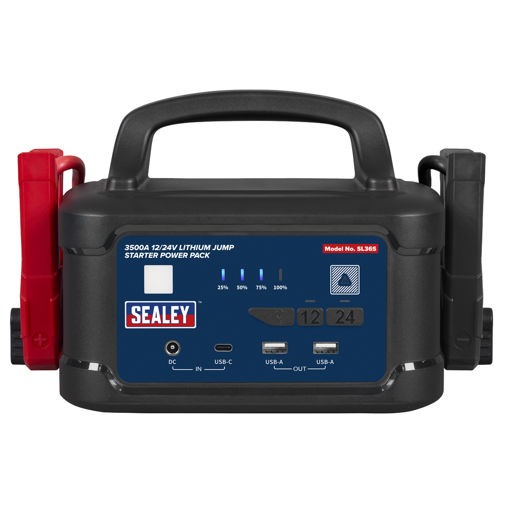3500A 12/24V Lithium Jump Starter Power Pack