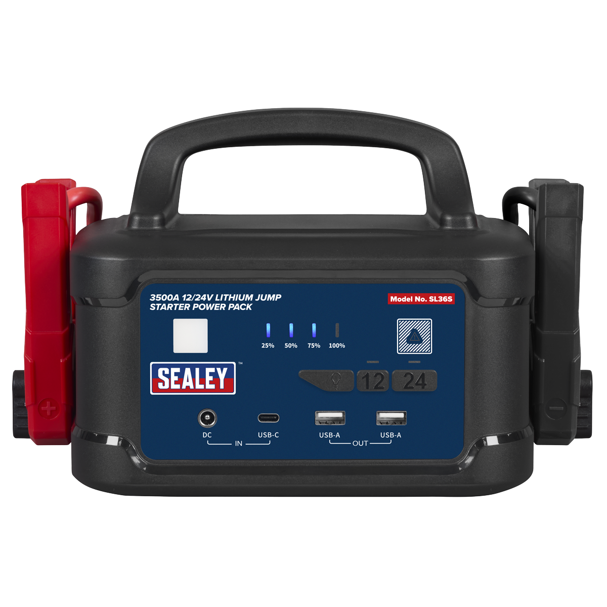 3500A 12/24V Lithium Jump Starter Power Pack