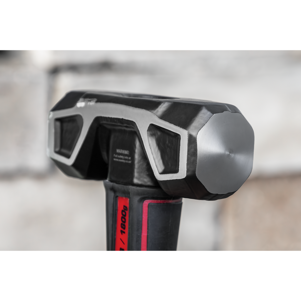Premier Short Handle Sledge Hammer with Fibreglass Shaft 4lb