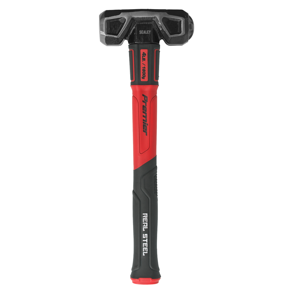 Premier Short Handle Sledge Hammer with Fibreglass Shaft 4lb