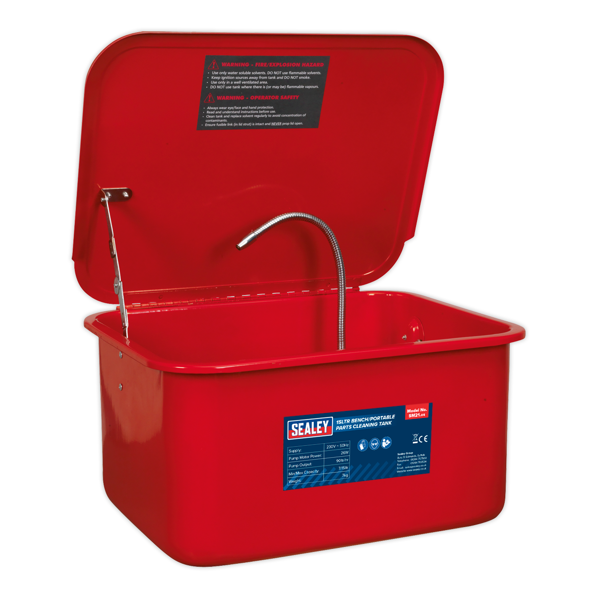 Bench/Portable Parts Washer 15L
